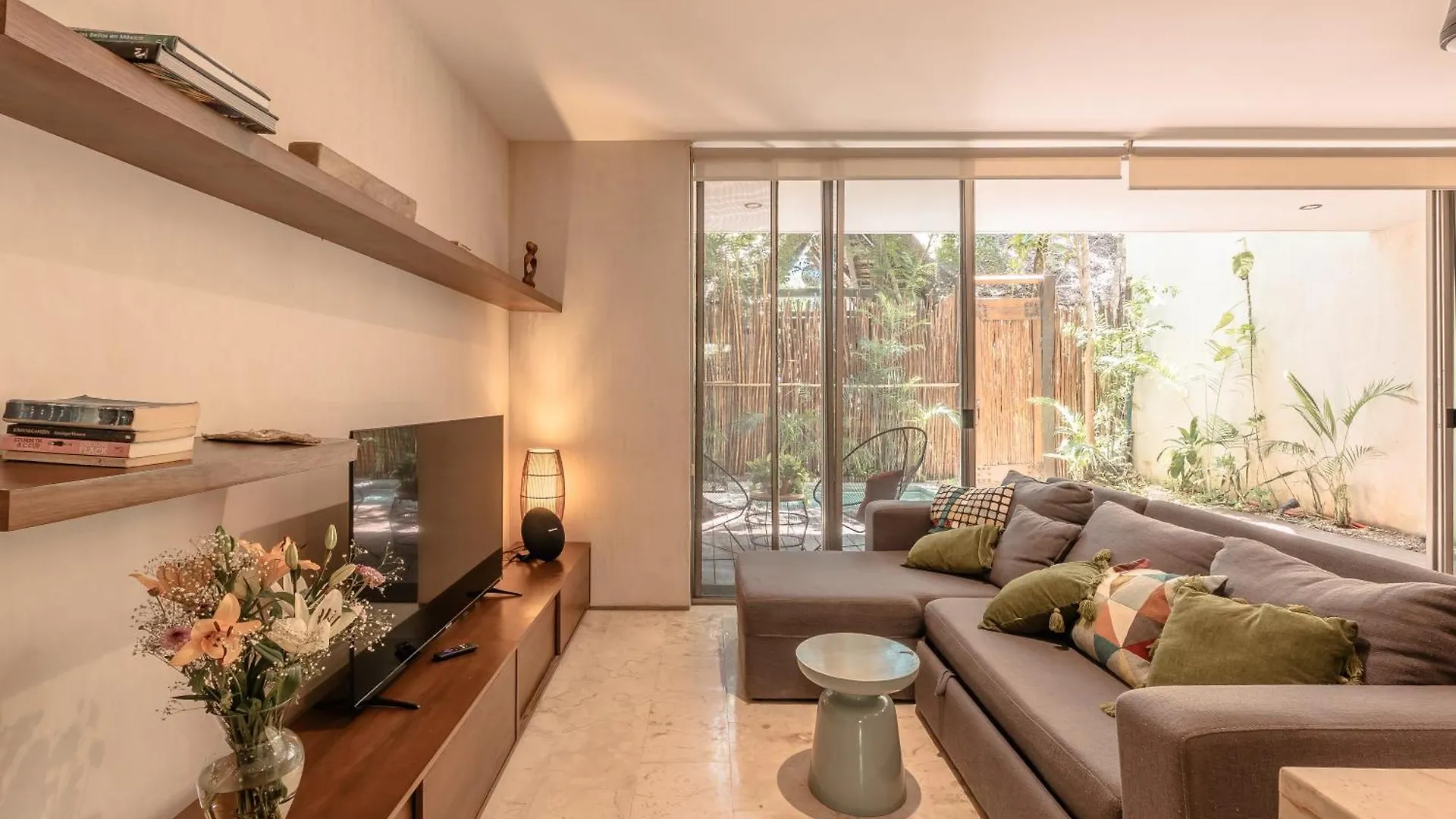 Apartment Monet - Free Beach Pass & Bikes & Private Pool & 24Hrs Security Tulum
